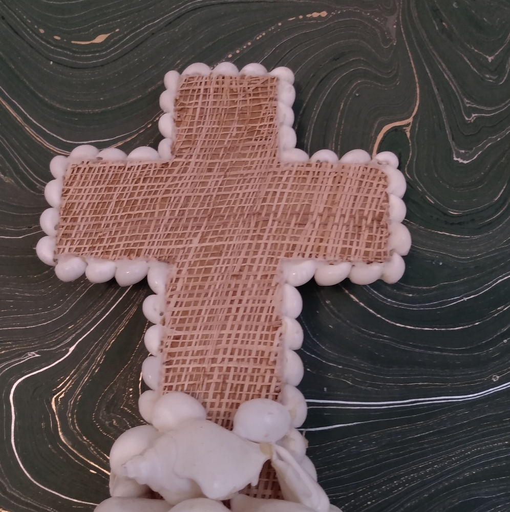 Handmade Seashell Cross - Picture 3 of 6